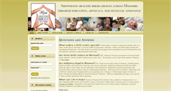 Desktop Screenshot of mobirthcenters.org