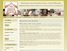 Tablet Screenshot of mobirthcenters.org